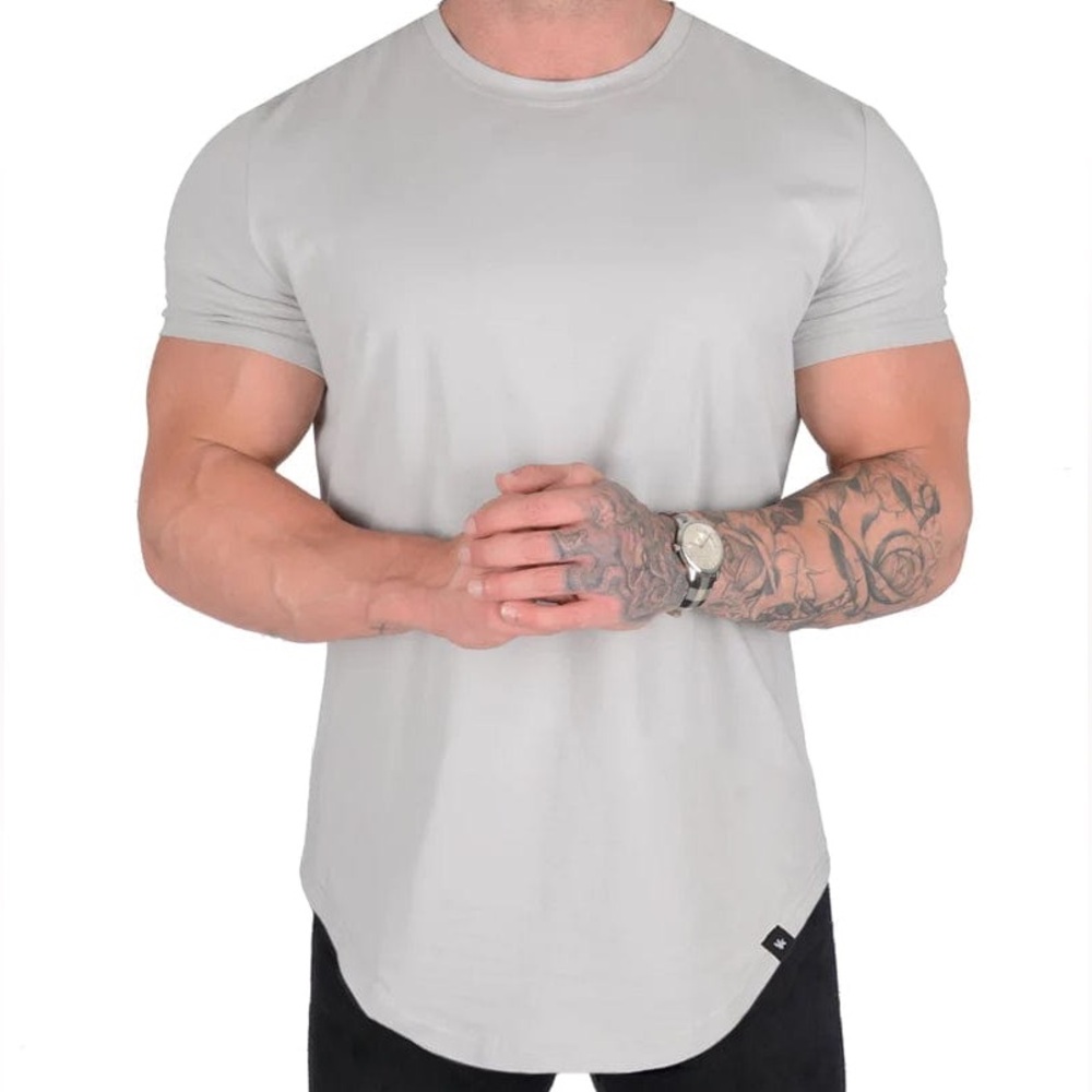 YoungLA Light Gray Short Sleeve Tee
